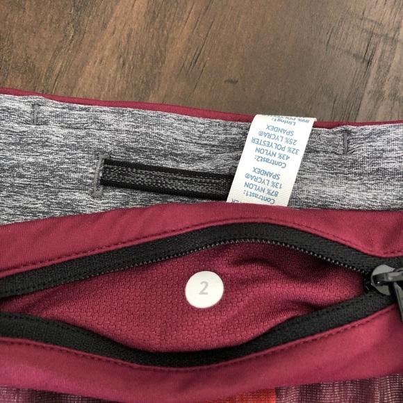 SOLD - NWT Lululemon Flaming Tomato Speed Short - Picture 8 of 9